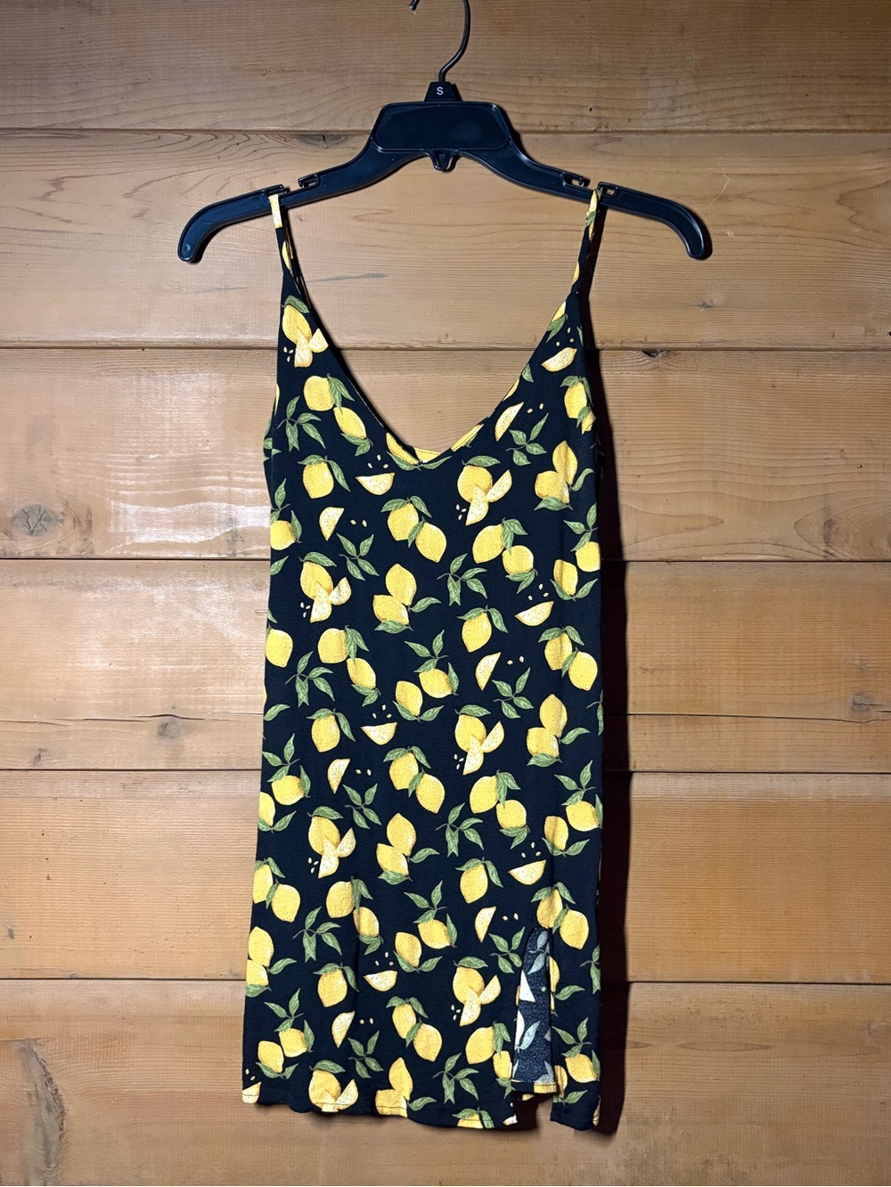 Reformation Marlowe Dress- Black & Lemon Print 🍋 Size XS - Picture 3 of 10